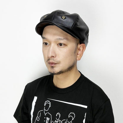 【11月発売予定】Leather Short Peak Cas