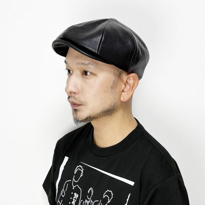 【11月発売予定】Leather Short Peak Cas