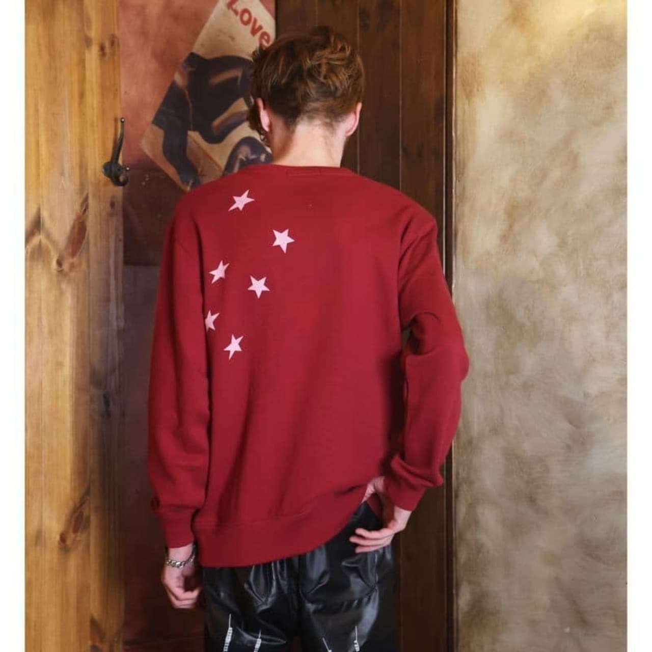 Light Sweat Jumper〈Burgundy〉