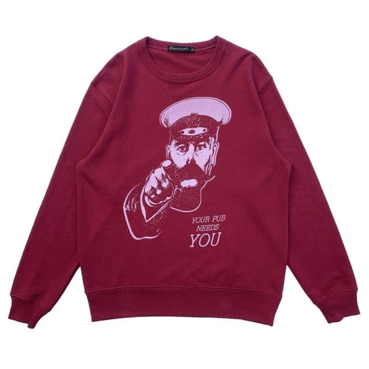 Light Sweat Jumper〈Burgundy〉