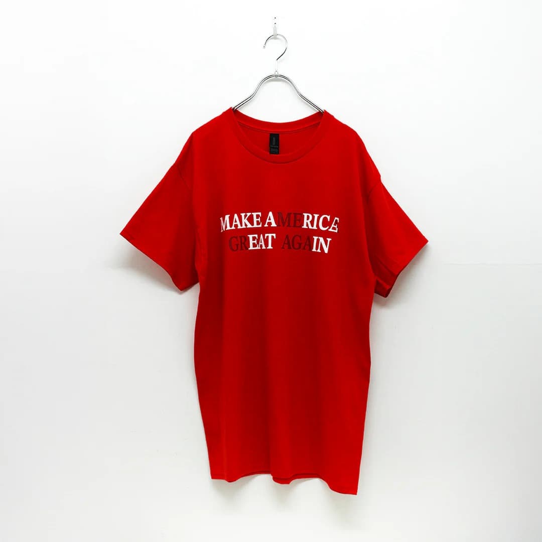 「MAKE A RICE EAT IN」T-shirt 【TAGDOESNOTMAKEYOU.】