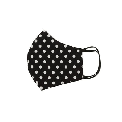 Mask - Polka Dot Black