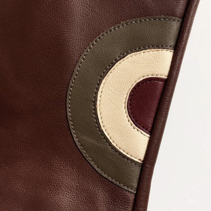 Mod Target Leather Gloves〈Brown〉