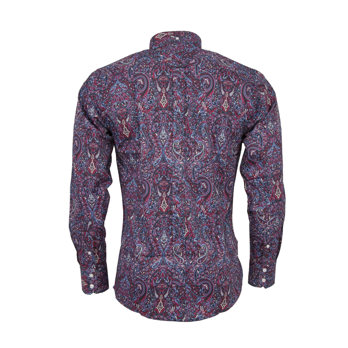 Navy Paisley Shirts - PS-40