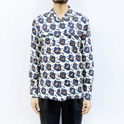 Open Collar Shirts〈Ivory〉