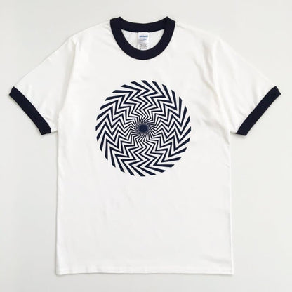 "Op Art Spiral" Ringer T-Shirt