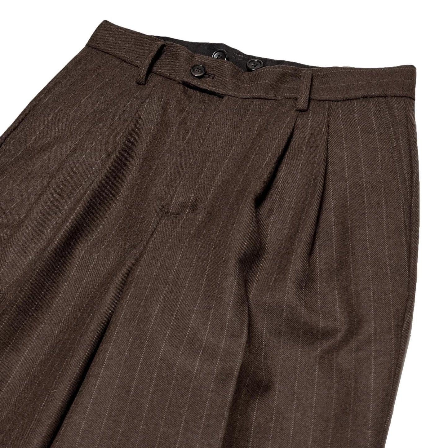 Peg Top Trousers〈Brown〉