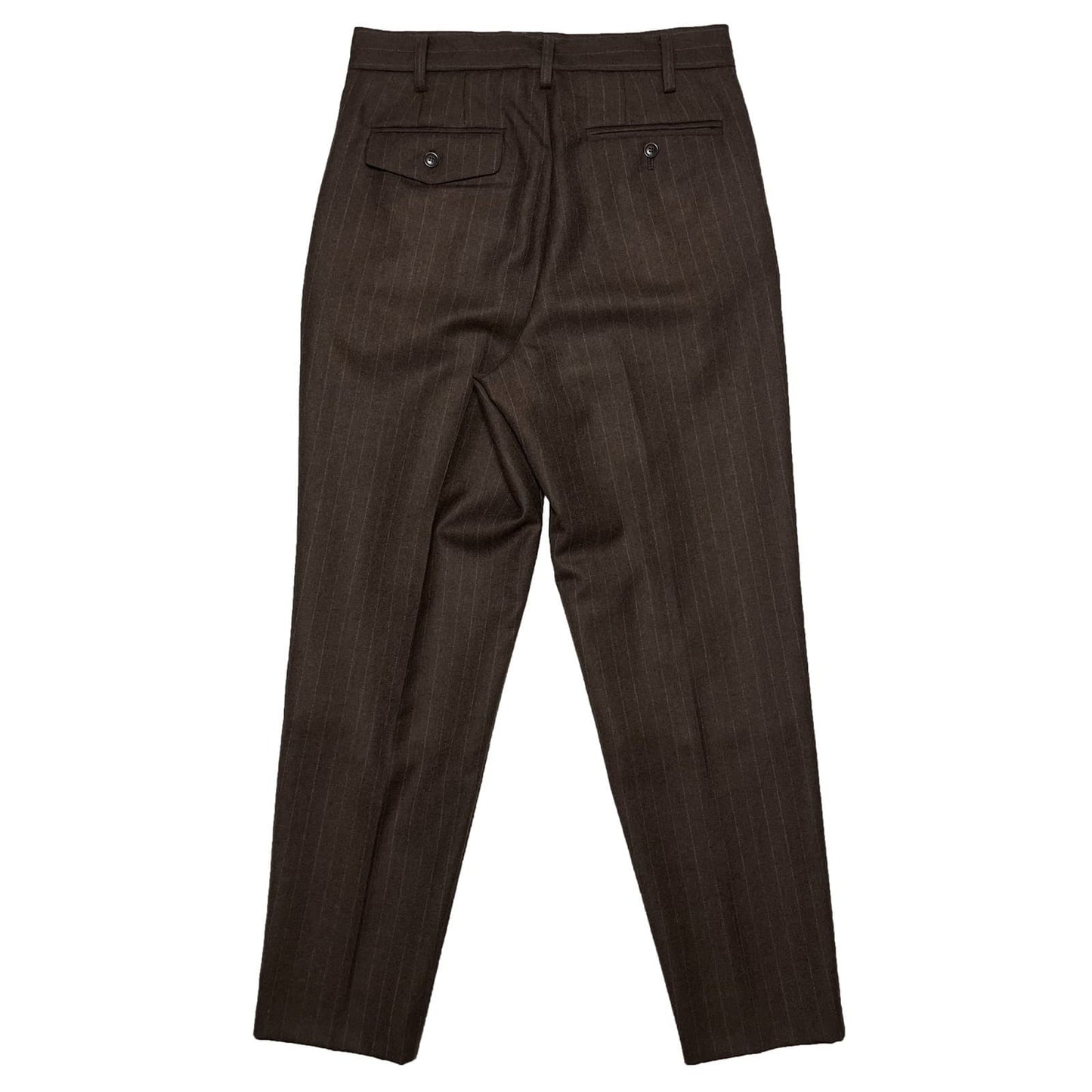 Peg Top Trousers〈Brown〉