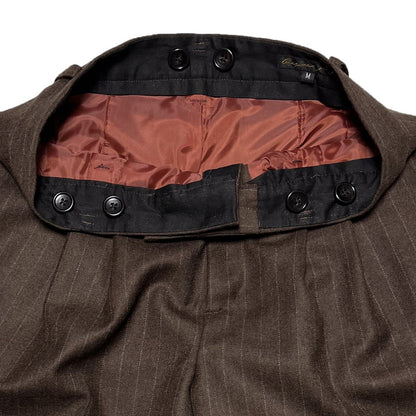 Peg Top Trousers〈Brown〉