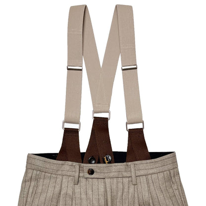 Peg Top Trousers〈Sand〉