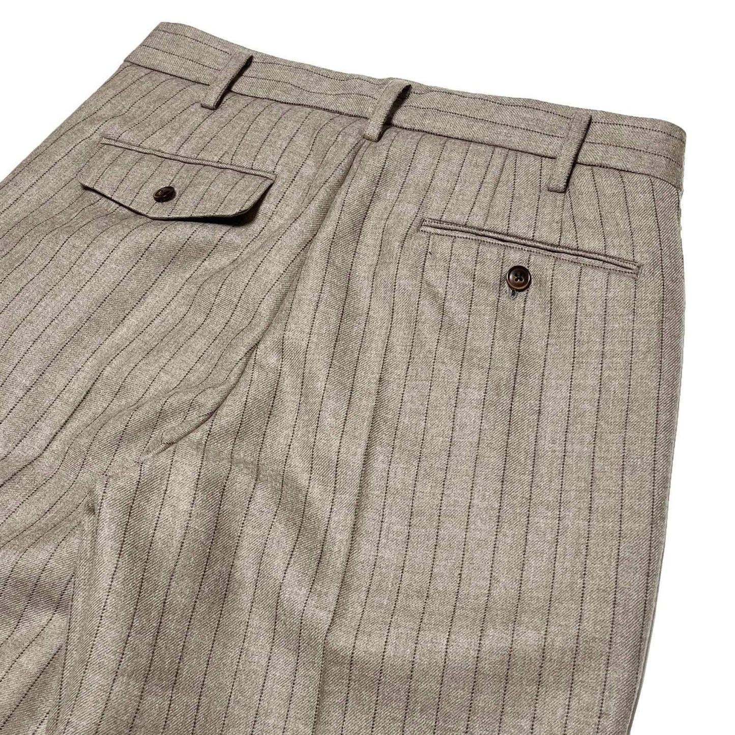 Peg Top Trousers〈Sand〉