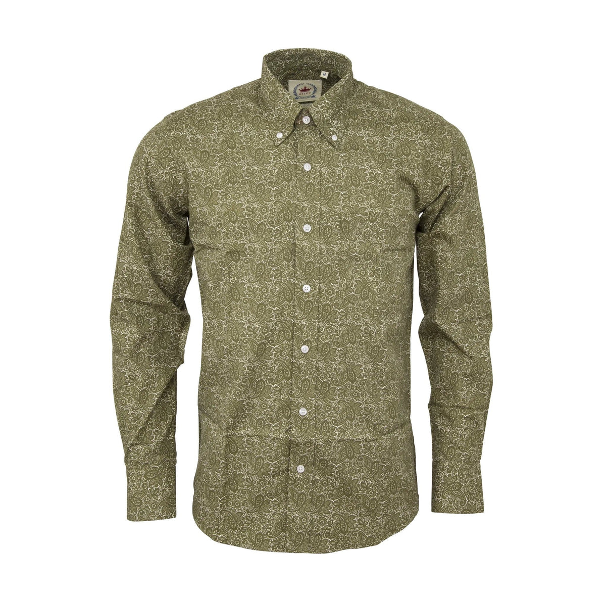 Paisley Shirts〈Olive〉