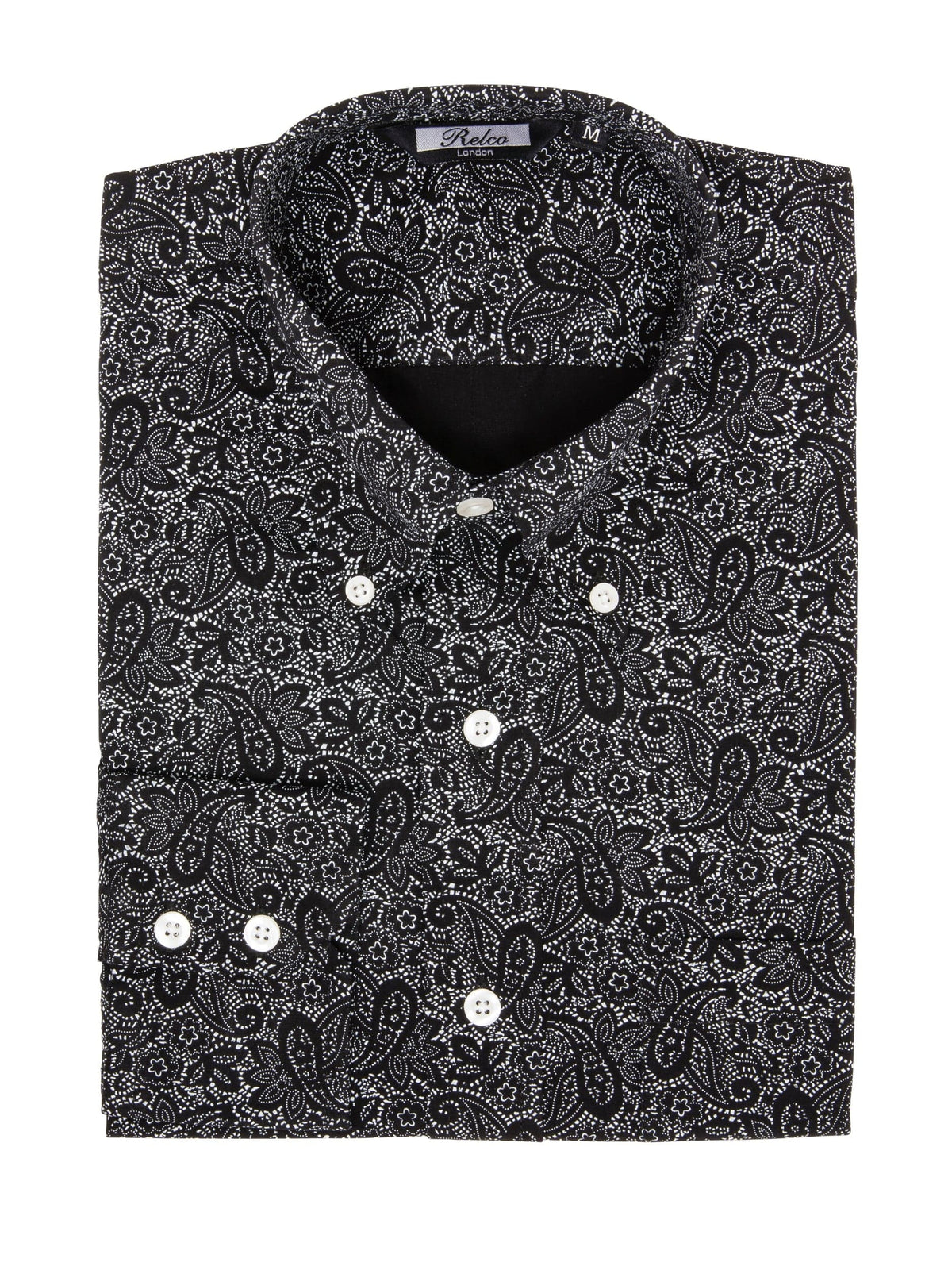 Paisley Shirts〈Black〉