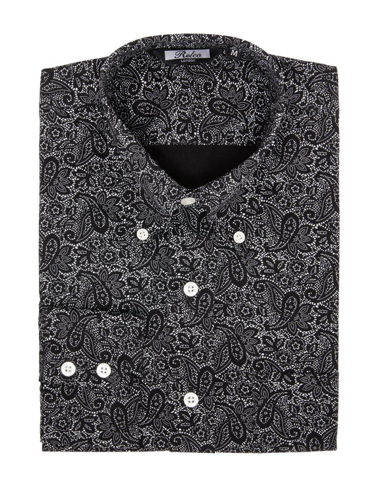 Paisley Shirts〈Black〉