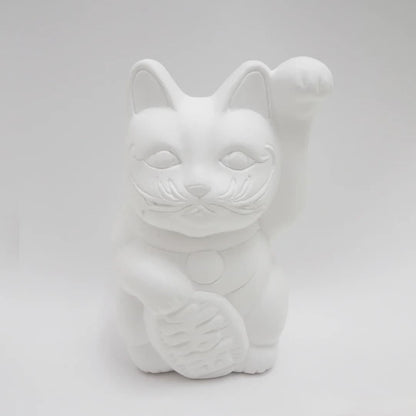 Plaster pot / Maneki cat
