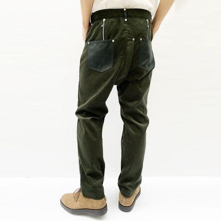 RELAXING PUNKY TROUSERS [PT423] - Deep Green