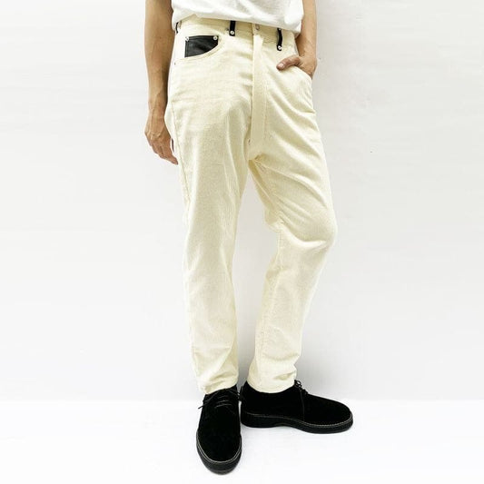 RELAXING PUNKY TROUSERS [PT423] - Ivory