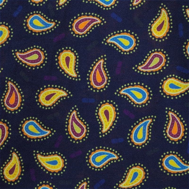 Retro B.D. Paisley〈Dark Navy〉