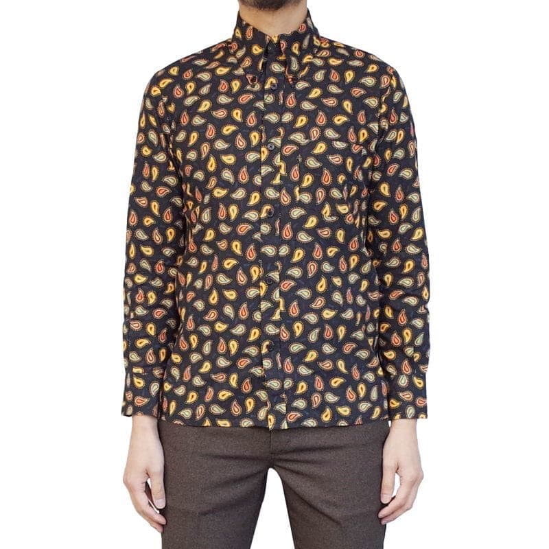 Retro B.D. Paisley〈Dark Navy〉