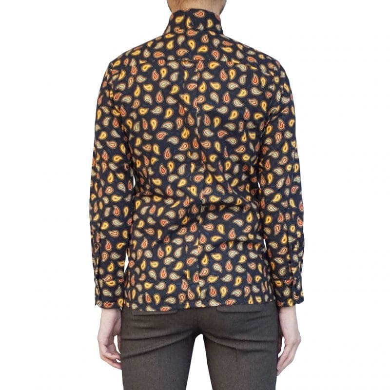 Retro B.D. Paisley〈Dark Navy〉