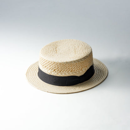 Jute Boater Hat