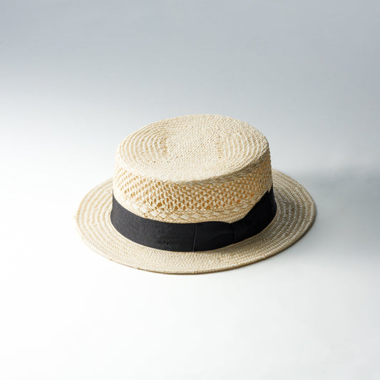 Jute Boater Hat