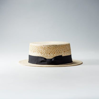 Jute Boater Hat