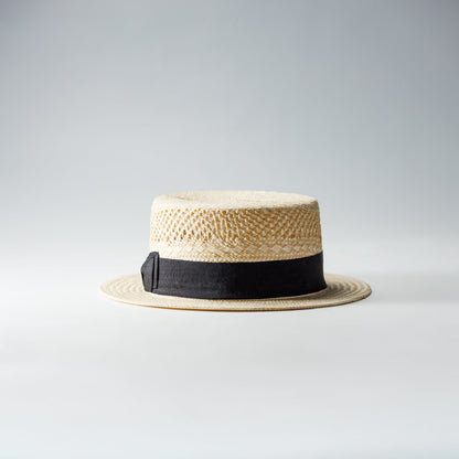 Jute Boater Hat