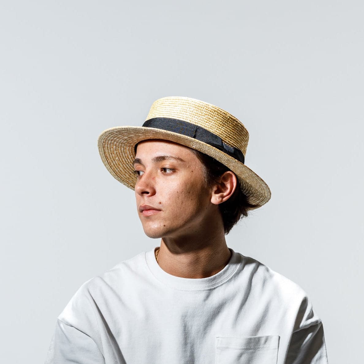 Straw Boater Hat