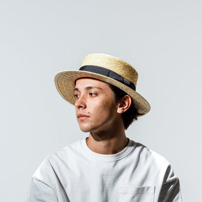 Straw Boater Hat