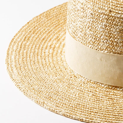 Straw Boater Hat