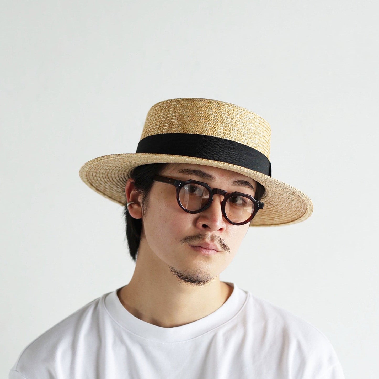 Straw Boater Hat