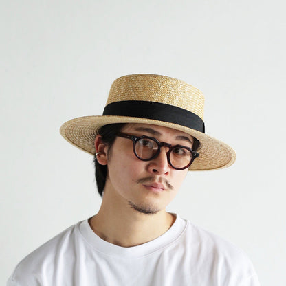 Straw Boater Hat