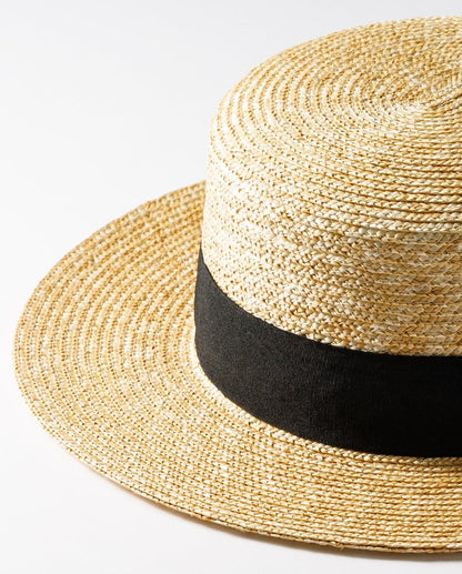 Straw Boater Hat