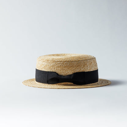Straw Boater Hat Short