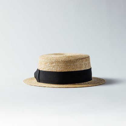 Straw Boater Hat Short
