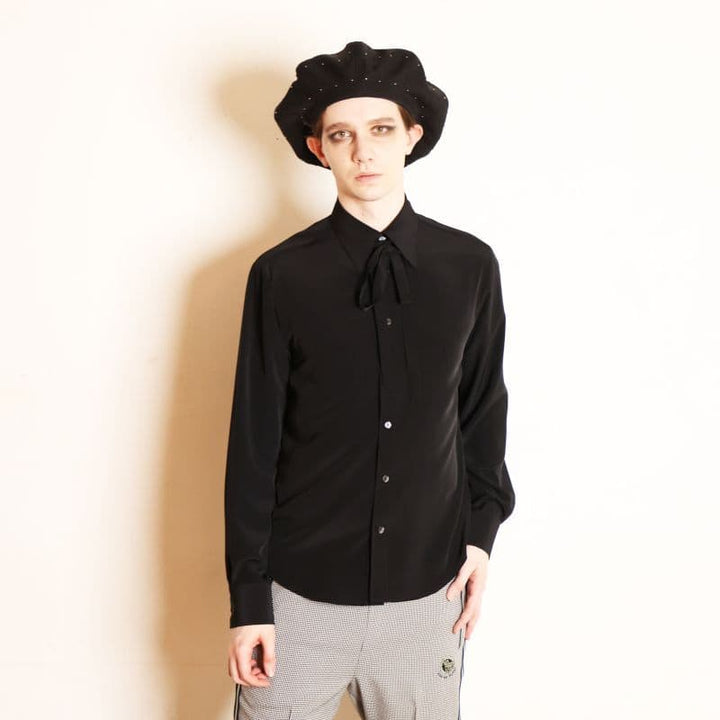 RIBBON-TIE DRESS SHIRTS [SH512]
