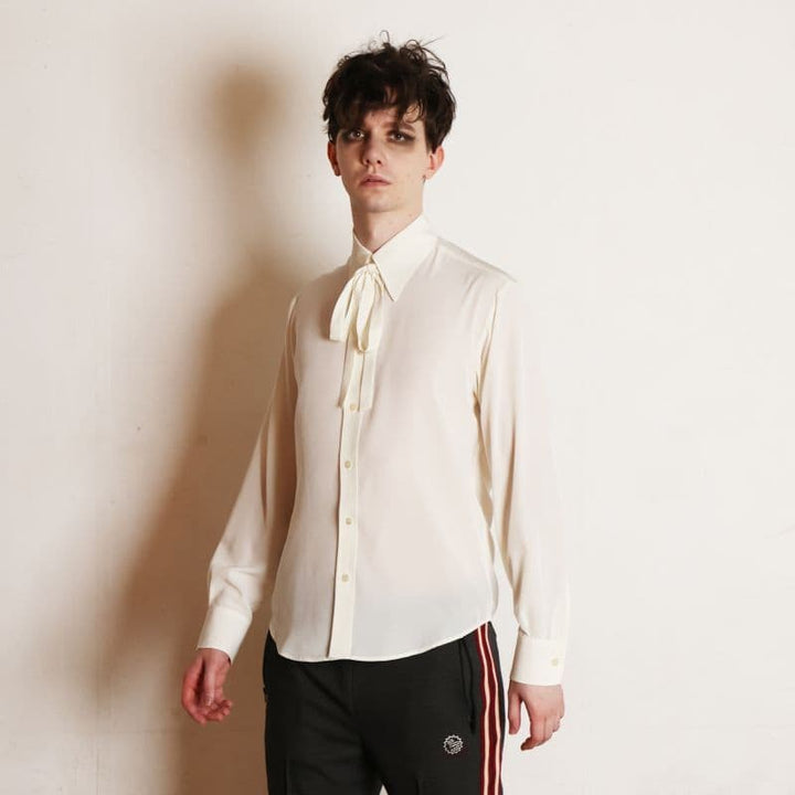 RIBBON-TIE DRESS SHIRTS [SH512]
