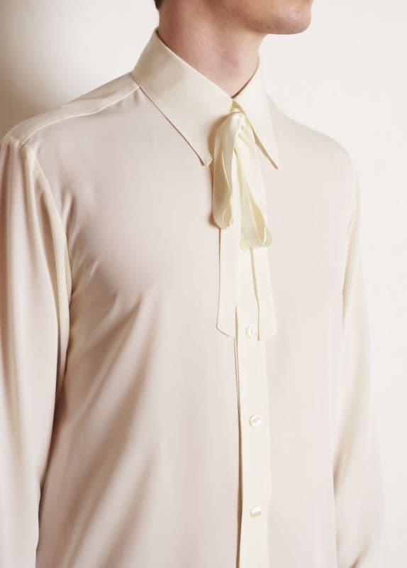 RIBBON-TIE DRESS SHIRTS [SH512]