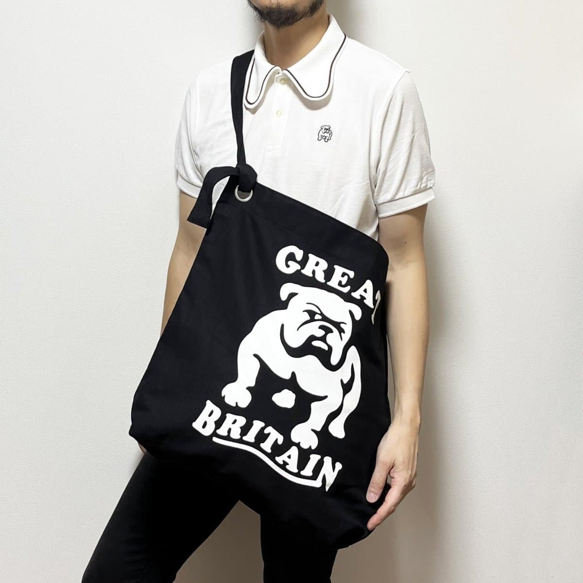 Ring Shoulder Bag〈Black〉