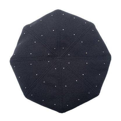 ROOTS ROCKER BERET with DOME STUDS