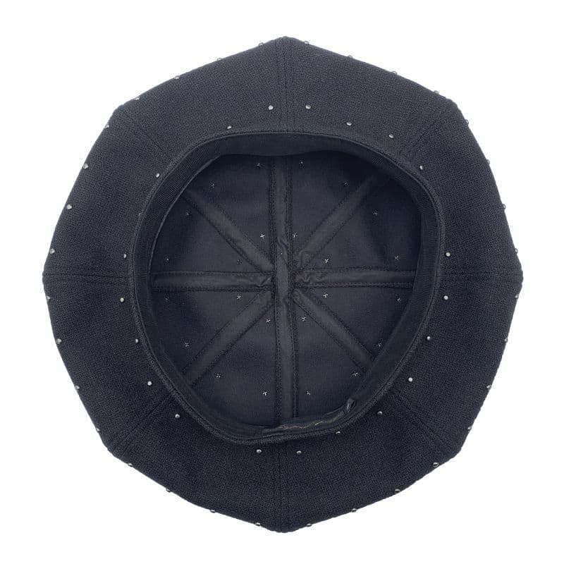 ROOTS ROCKER BERET with DOME STUDS