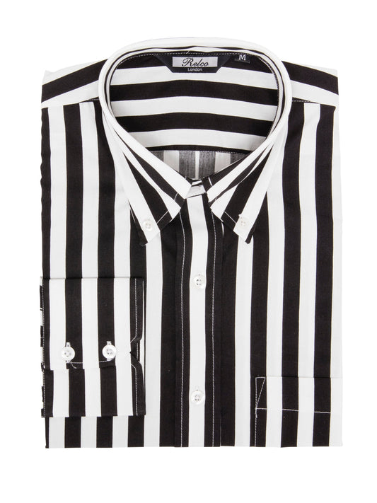Relco Candy Stripe B.D. Shirts L/S