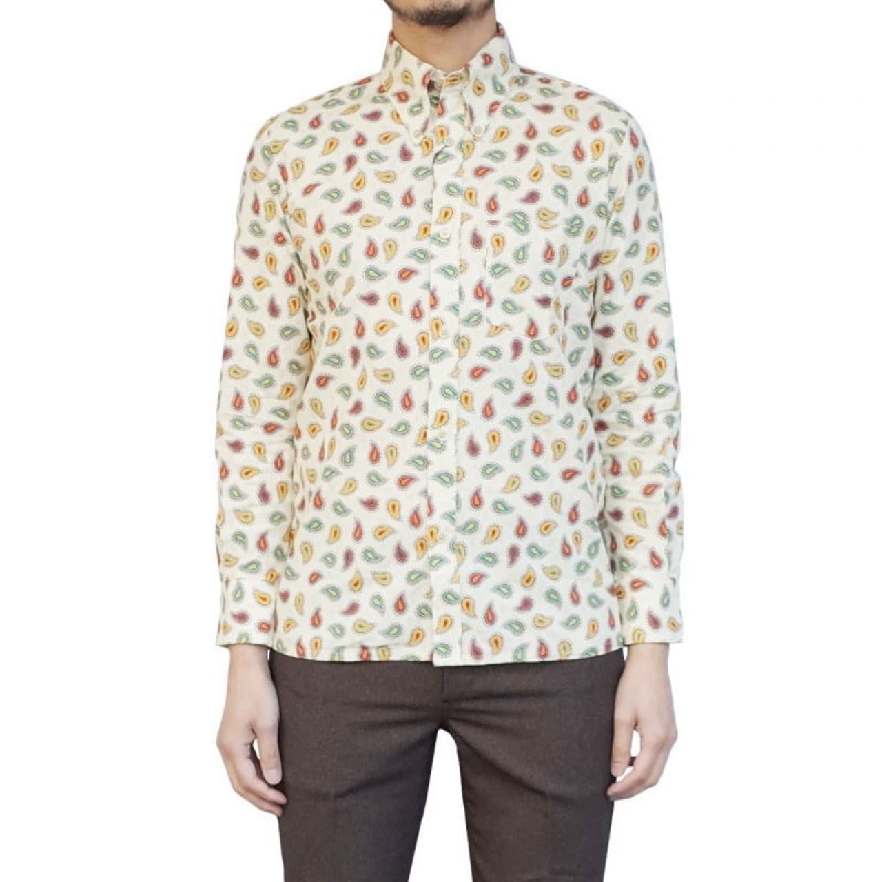 Retro B.D. Paisley〈Ivory〉