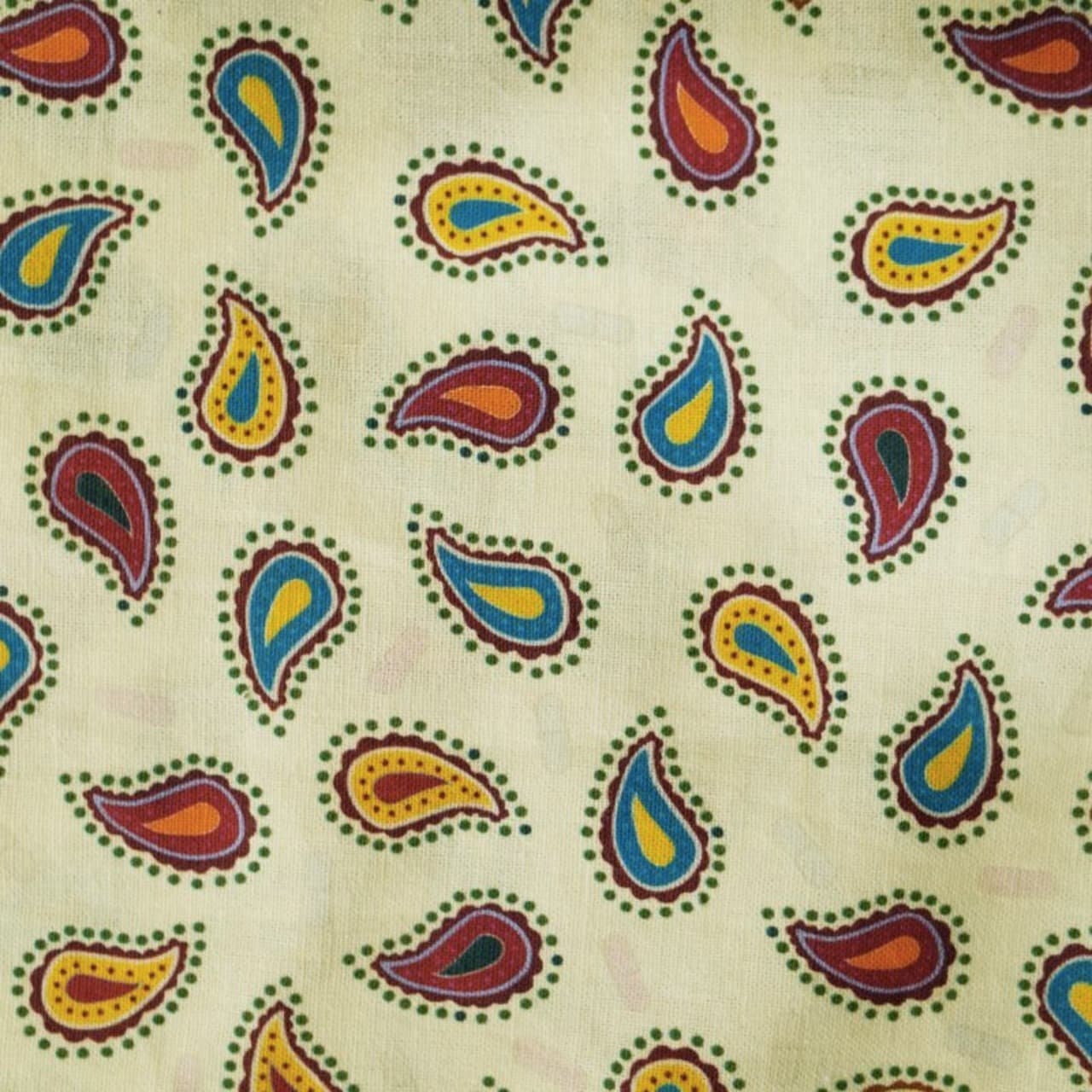 Retro B.D. Paisley〈Ivory〉