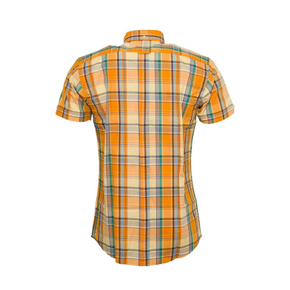 Relco Orange Check S/S [STCK-30]