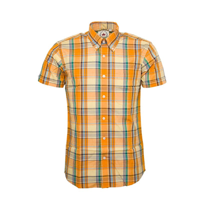 Relco Orange Check S/S [STCK-30]