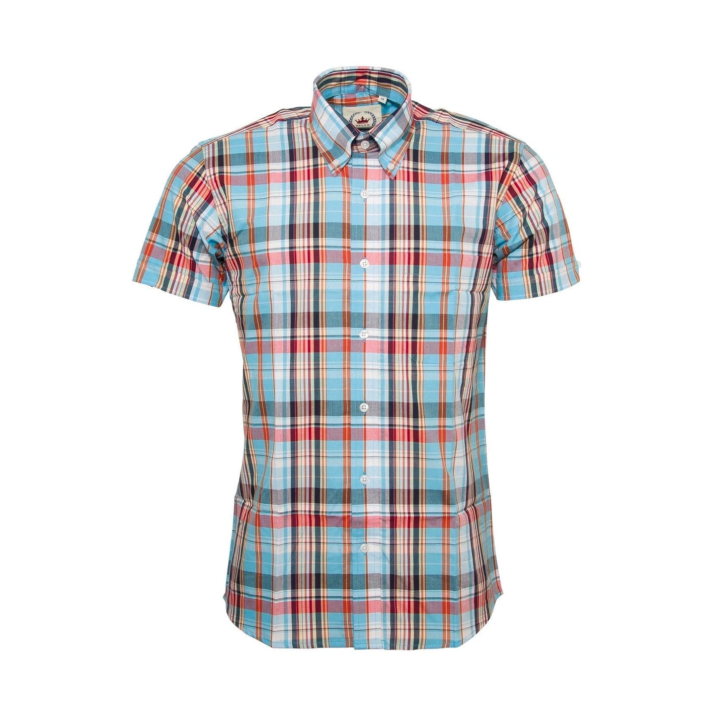 Relco Sky Blue Check S/S [STCK-32]