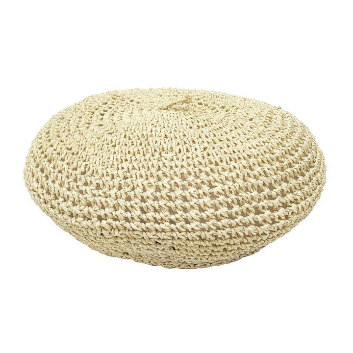 STRAW BERET [HT501] - Natural