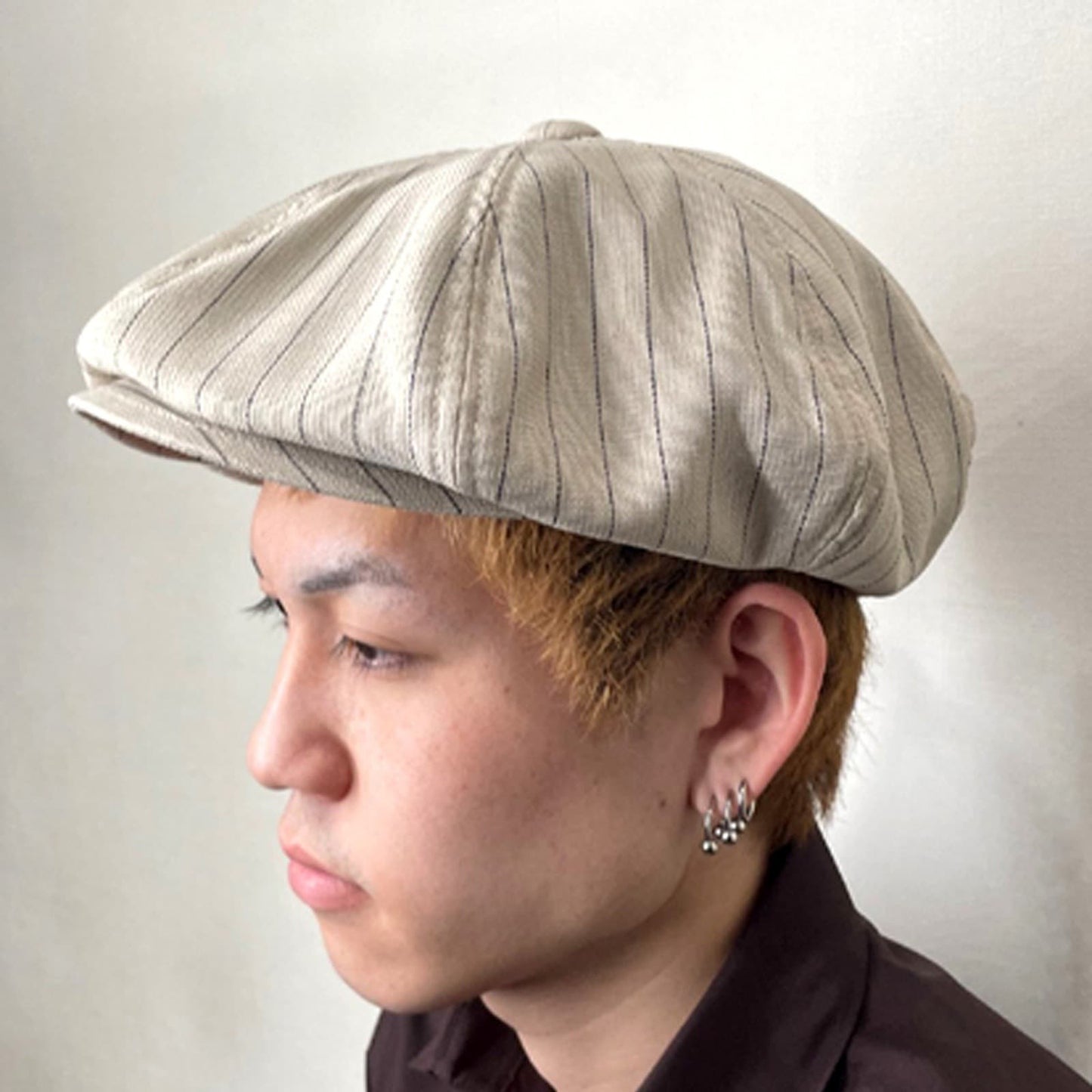 【6月発売予定】Stripe Mesh British Casquette